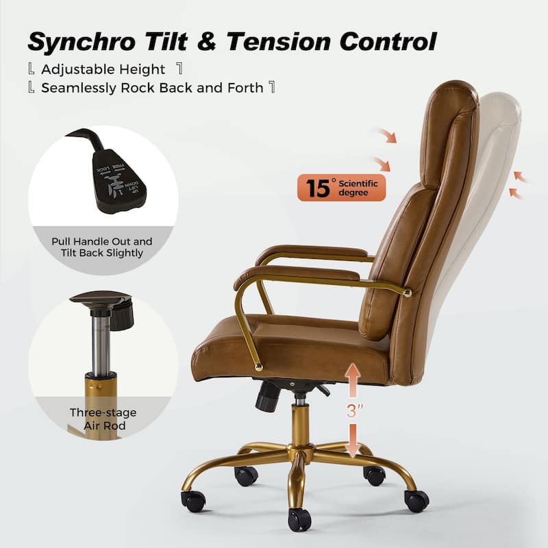 Jode Ergonomic Office Chair with Lumbar Support by HULALA HOME