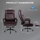 preview thumbnail 5 of 19, BOSSIN Big and Tall Office Chair Executive Heavy Duty Home Chairs with Foot Rest Ergonomic,High Back and Lumbar Support