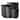 Glazed Planter Pots - 23.5" - Black - Set of 4