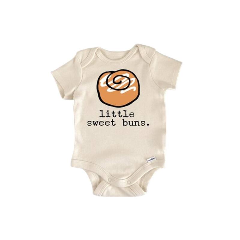 Cinnamon Roll Baking - Baby Boy Girl Clothes Infant Bodysuit Funny Cute Newborn