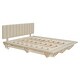 preview thumbnail 50 of 58, Velvet Platform Bed with LED Lighting and Storage, Queen Size