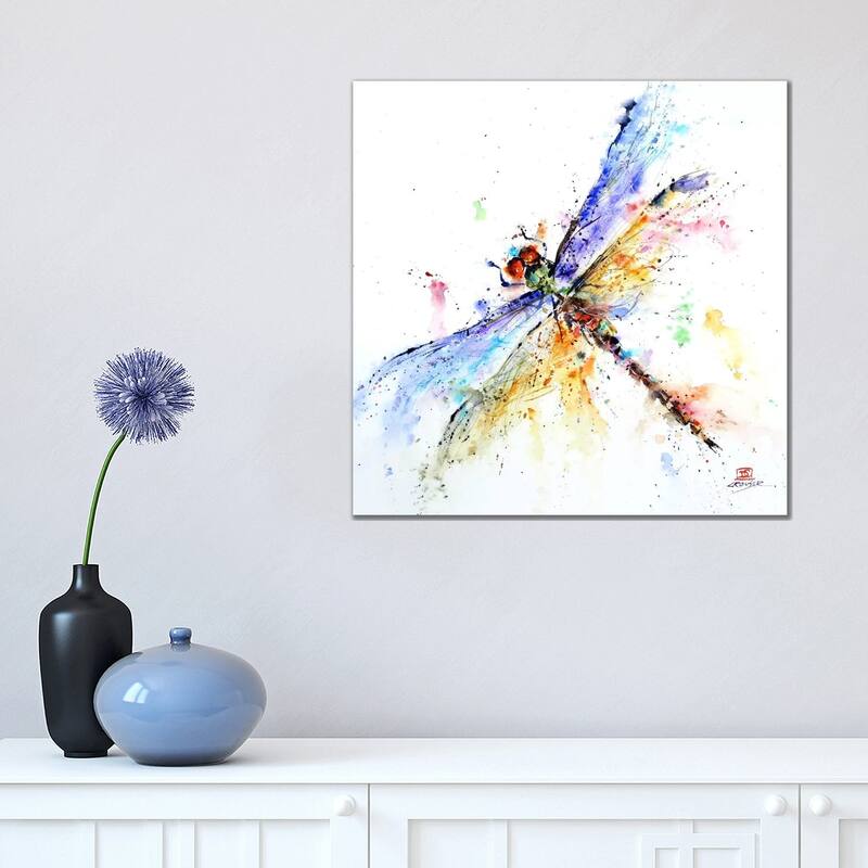 iCanvas "Dragonfly" by Dean Crouser Canvas Print - 18x18x1.5