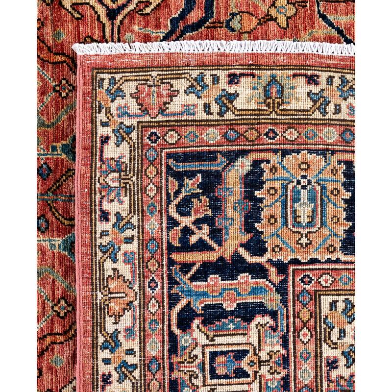 Serapi One-of-a-Kind Hand-Knotted Area Rug - Pink - 9' 0" x 11' 10"