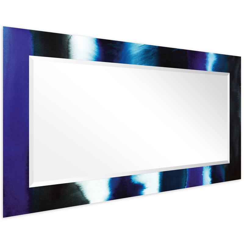 Abstract Rectangular Beveled Wall Mirror, Leaner,Large Mirror, Bathroom Mirror,Cheval Mirror,Ready to Hang