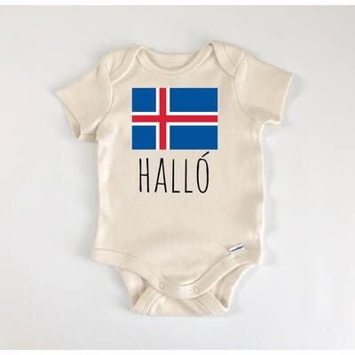 Iceland Nordic - Baby Boy Girl Clothes Infant Bodysuit Funny Cute Newborn