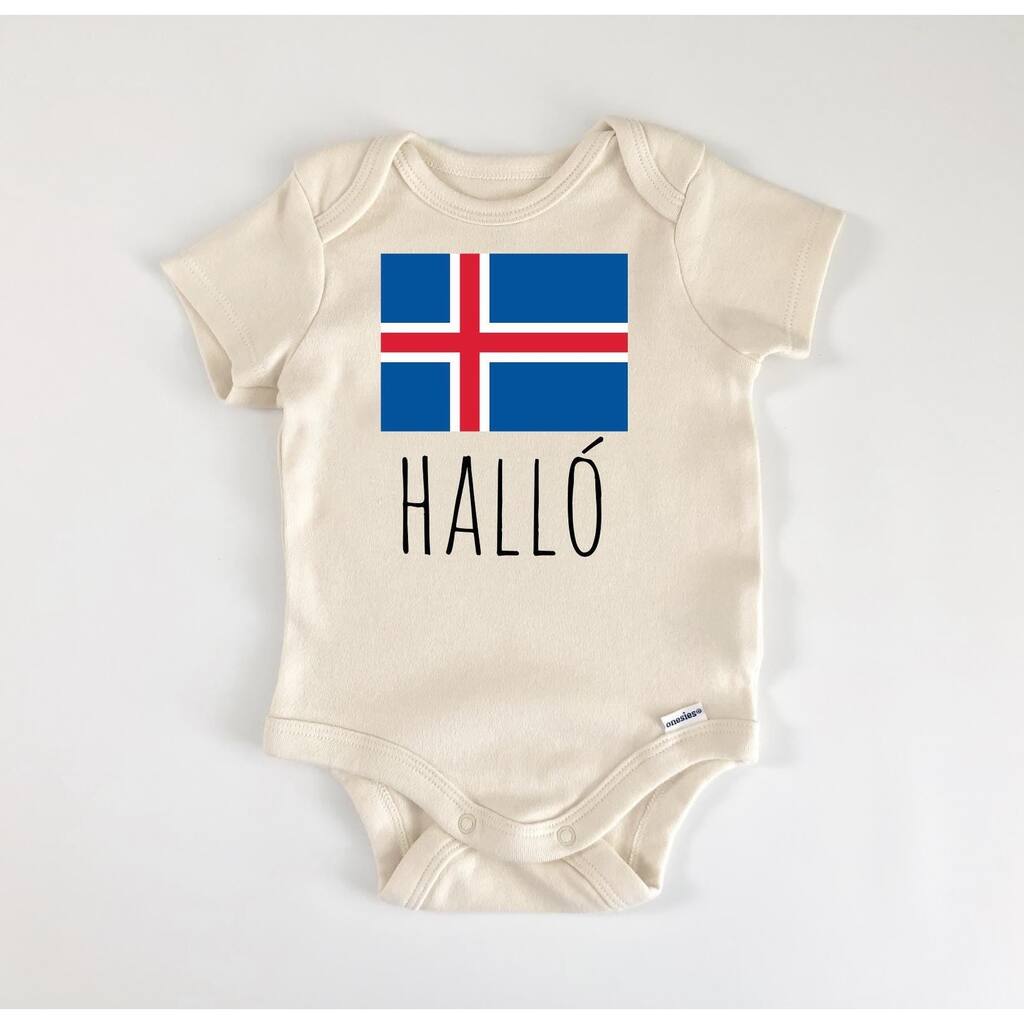 Iceland Nordic - Baby Boy Girl Clothes Infant Bodysuit Funny Cute Newborn