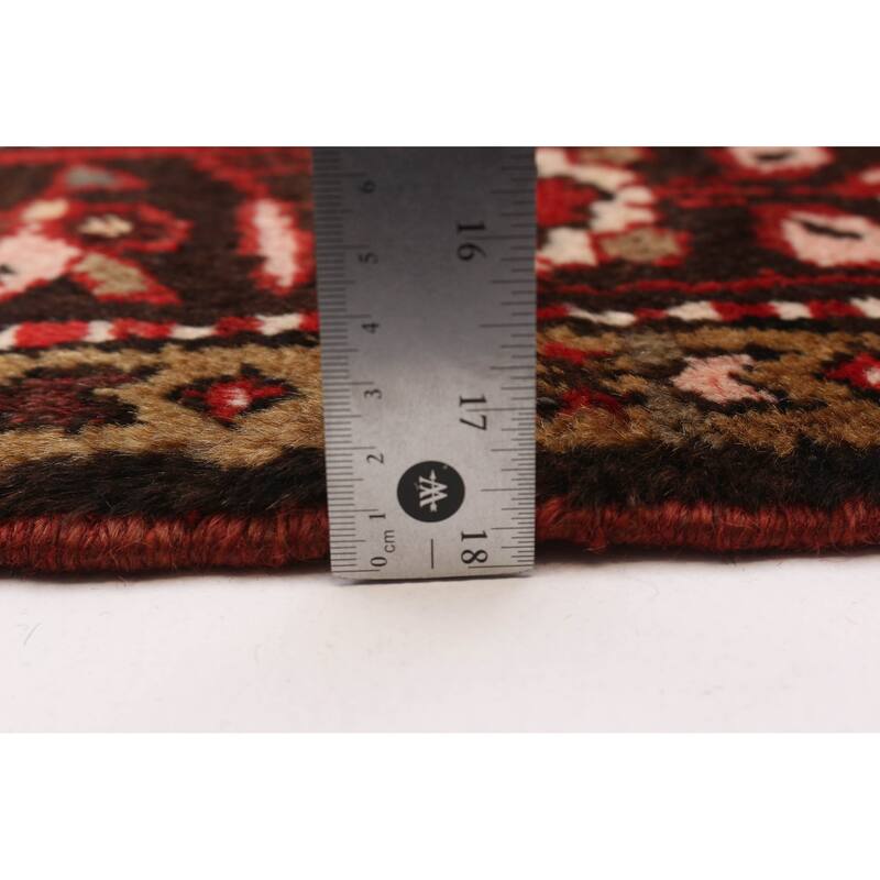 ECARPETGALLERY Hand-knotted Andelz Red Wool Rug - 3'11 x 9'11