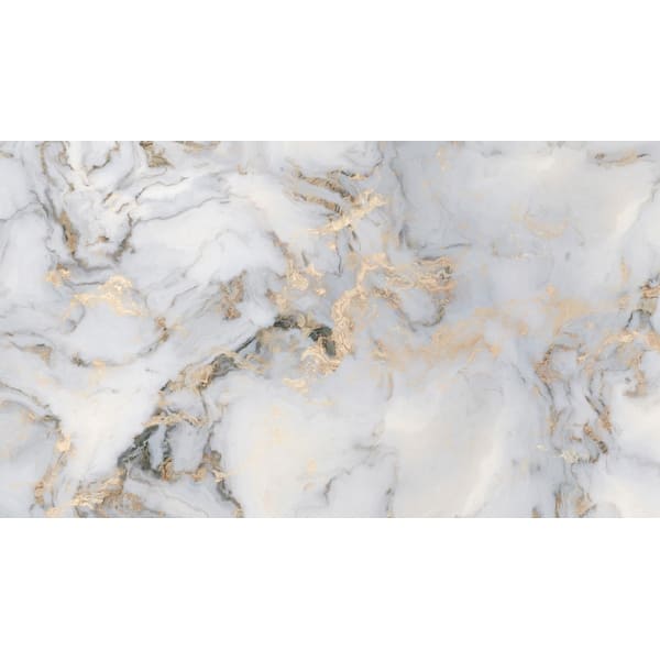 Light Gray and Off White Marble Pattern Gold Abstract Removable Textile  Wallpaper - On Sale - Overstock - 32588264