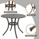 preview thumbnail 6 of 11, NUU GARDEN 5-piece Antique Bronze Cast Aluminum Patio Dining Set