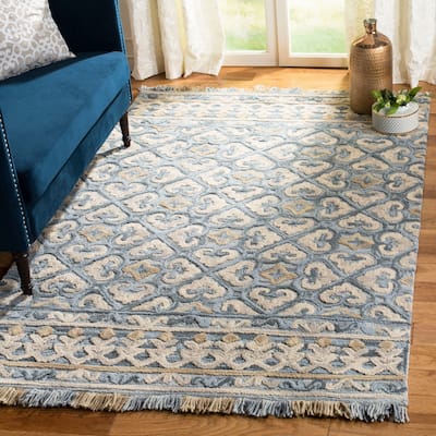 SAFAVIEH Handmade Blossom Dosta Modern Floral Wool Rug