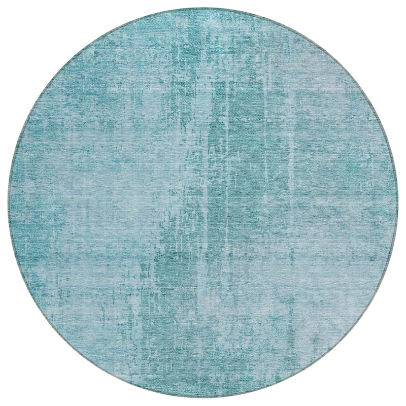 Machine Washable Indoor/ Outdoor Chantille Abstract Ombre Rug