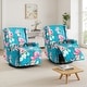 preview thumbnail 70 of 139, 29'' W Pattern Swivel Manual Push Back Recliner Chair Set of 2