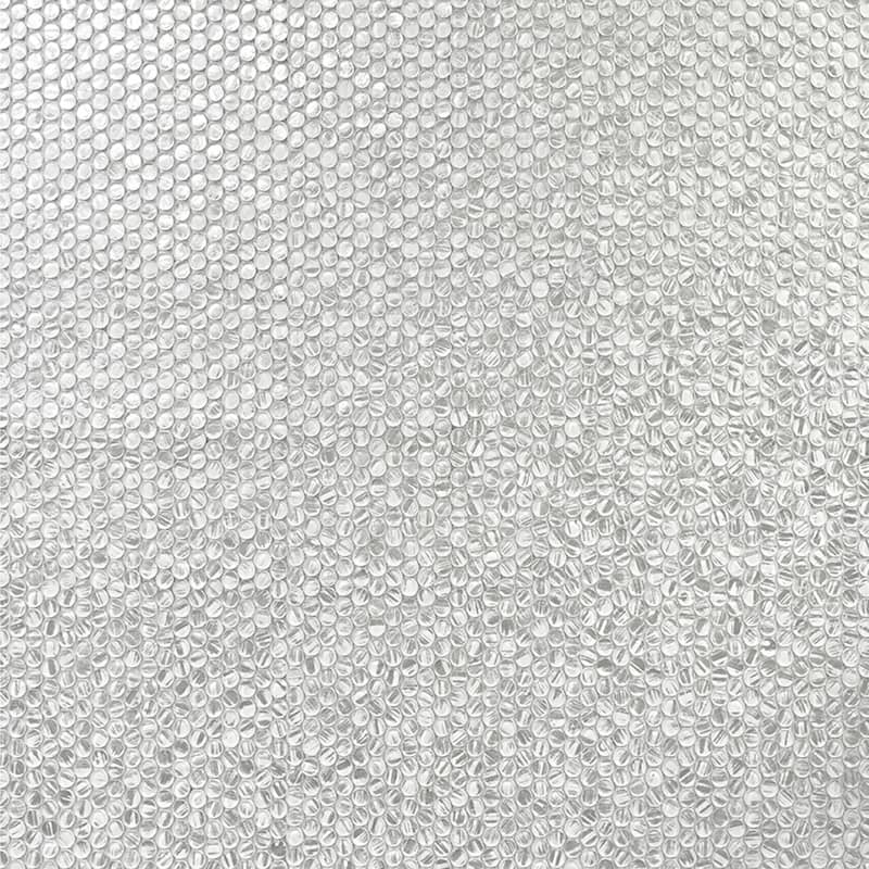 Apollo tile 12" x 12" Majeste Glossy Silver Glass Tile (10.34 sq ft/case) - 10 Pack