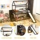 preview thumbnail 5 of 25, Twin over Twin Bunk Bed with Slide and 2-Step Storage Staircase