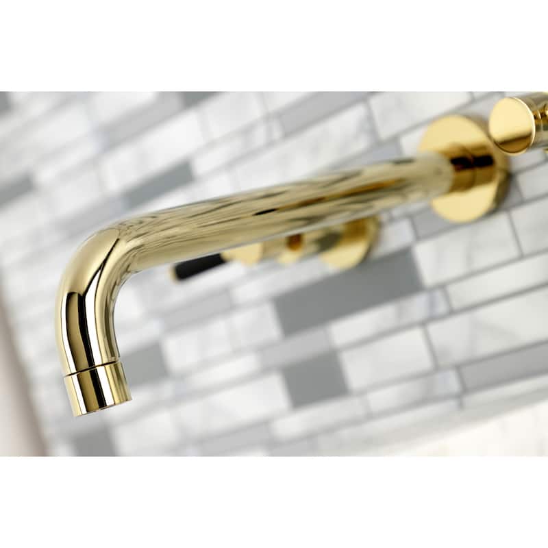 Kingston Brass Kaiser 3-Hole Wall Mount Roman Tub Faucet
