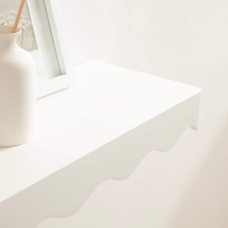 Kate and Laurel Maida Wood Floating Shelves