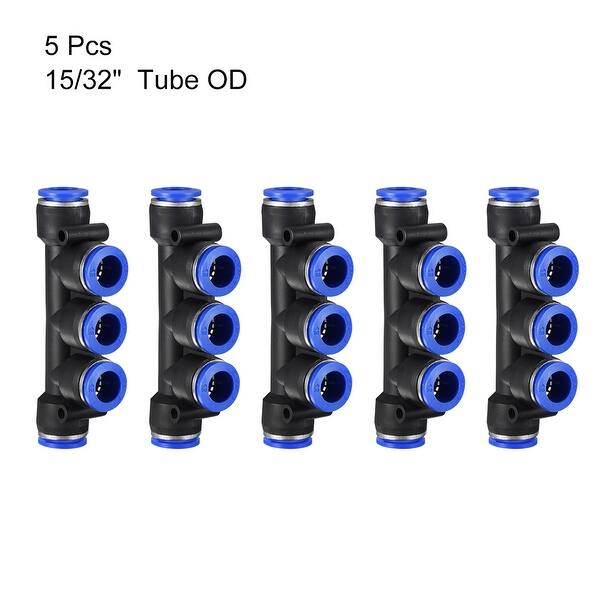 6 mm or 15/64Push Lock with Outside Diameter Inline Plastic Manifold Joint Push to Connect Tube Fittings 6 mm or 15/64Push Lock with Outside Diameter Inline Plastic Manifold Joint Push to Connect Tube Fittings