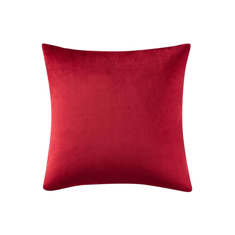 J. Queen New York Anya Christmas Decorative Throw Pillow - 18 Inch - Crimson