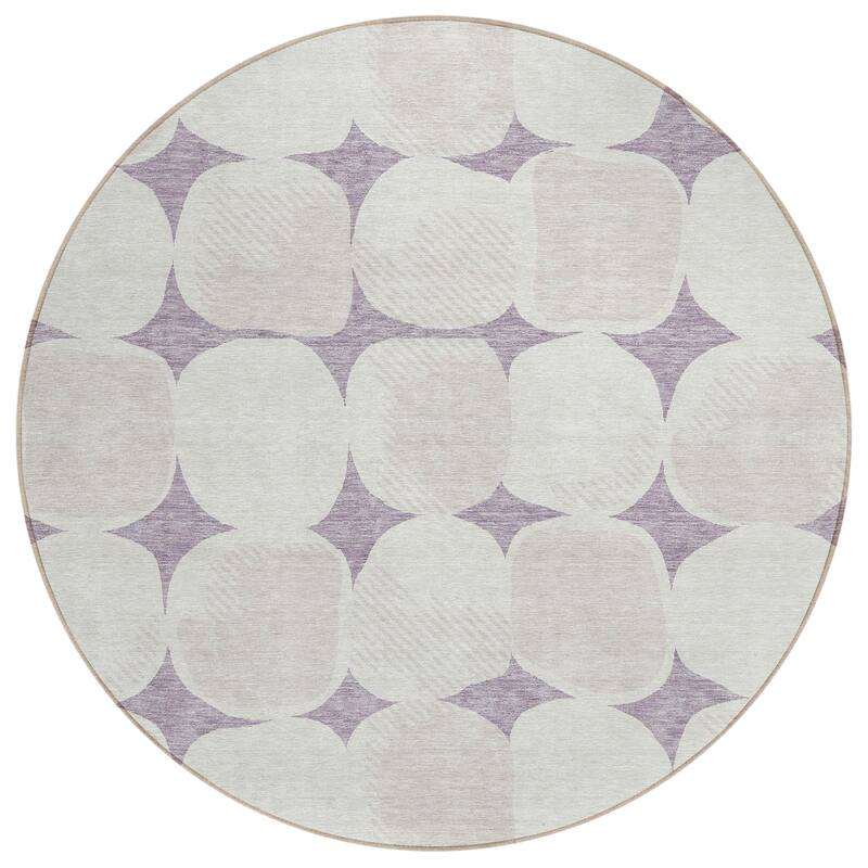 Machine Washable Indoor/ Outdoor Chantille Puffy Modern Rug