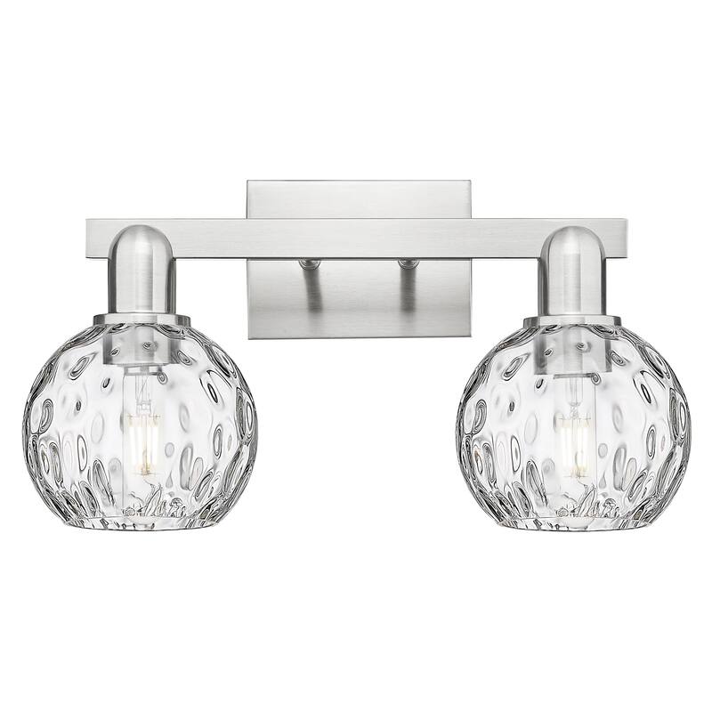 Innovations Lighting Endless Possibilities Arcadia - Athens Water Glass - 2 Light 17" Bath Vanity Light