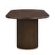 preview thumbnail 6 of 22, Christopher Knight Home - Eleanor Modern Style Oval Rubberwood Dining Table - 88" W x 40" D x 30" H
