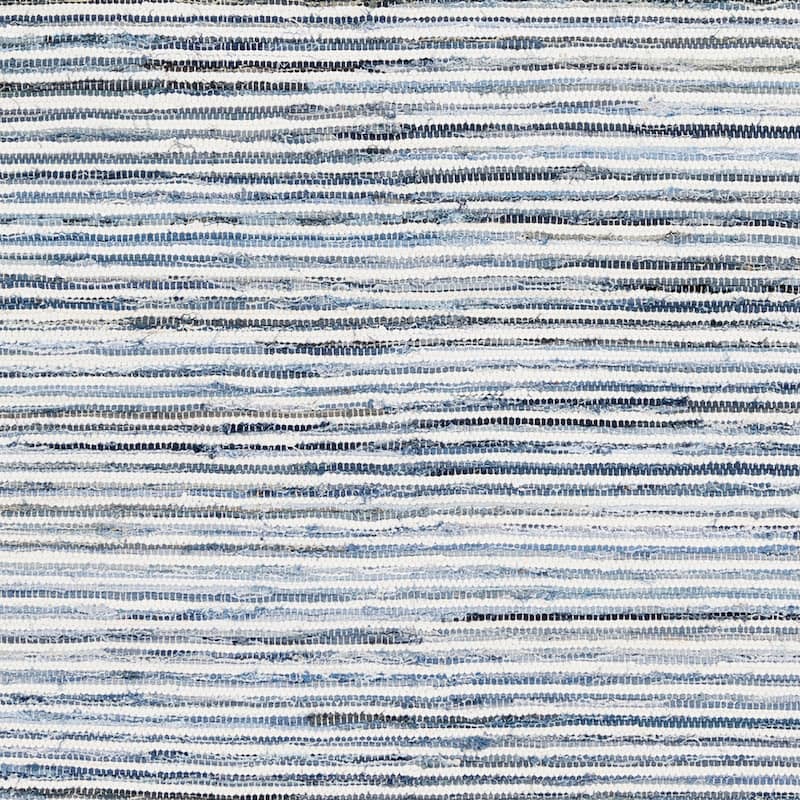 Livabliss Carabello Handmade Casual Denim Stripe Area Rug
