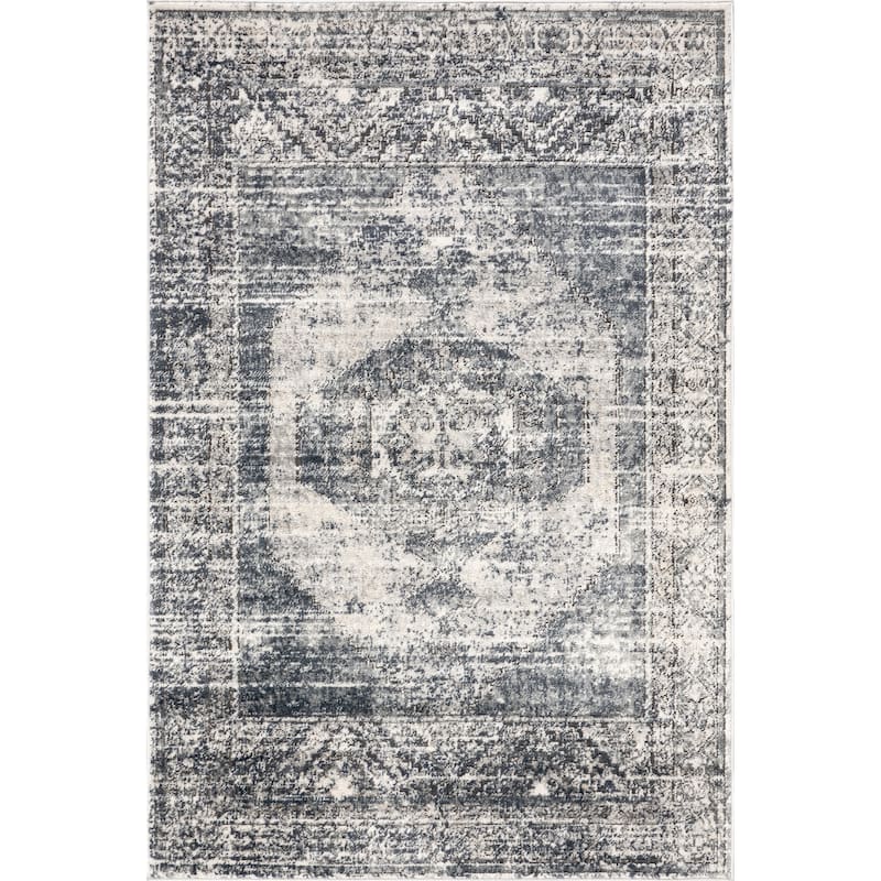 Nuloom Jayla Barbed Iris Medallion Area Rug