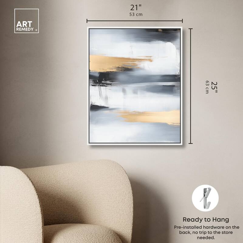 Visual Gold Vortex II Canvas by Art Remedy