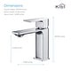 preview thumbnail 34 of 34, Lead-free Solid Brass Single Handle Bathroom Vanity Faucet with Hose