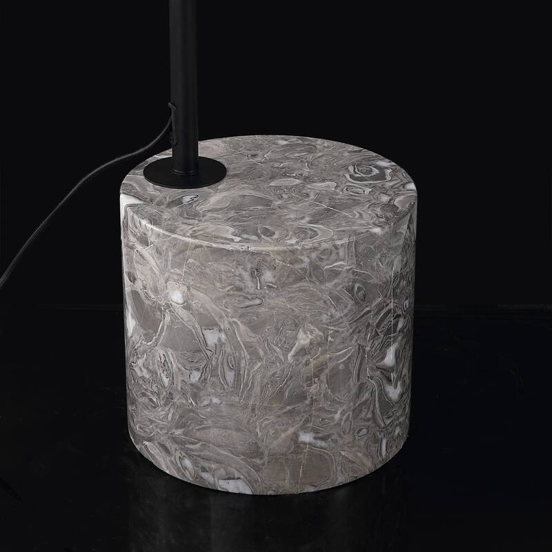 SAFAVIEH Couture Rosabellina 80-inch Marble Floor Lamp - 65"W x 14"D x 80"H