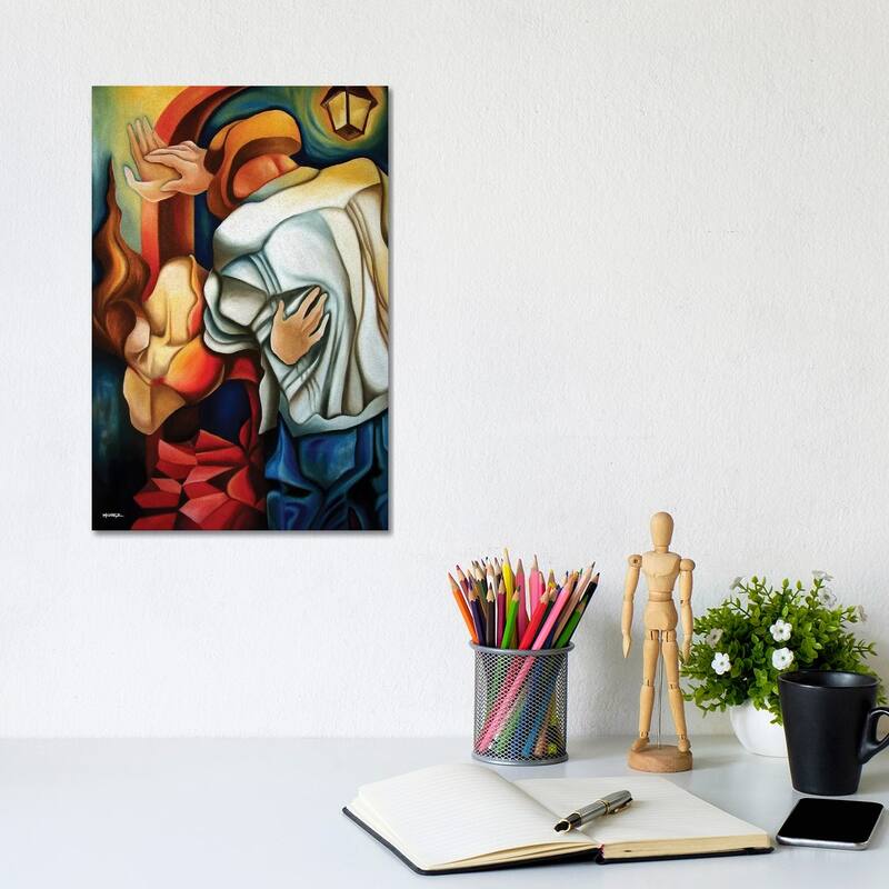 iCanvas "Dancers" by Dixie Miguez Canvas Print - 12x8x0.75