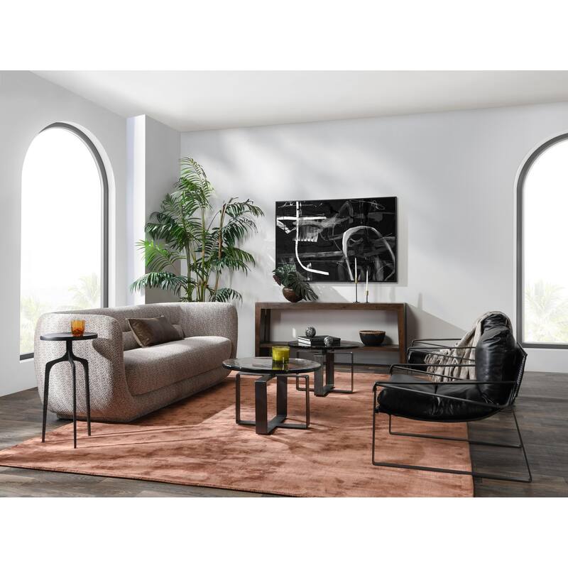 Classic Home Keith 28" Glass Coffee Table