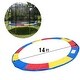 preview thumbnail 9 of 7, Colorful Safety Round Spring Pad Replacement Cover for 14' Trampoline - Multi
