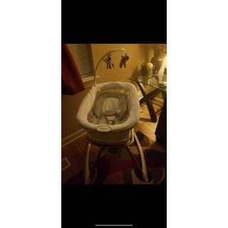 graco duet glider lx gliding swing with portable sleeper