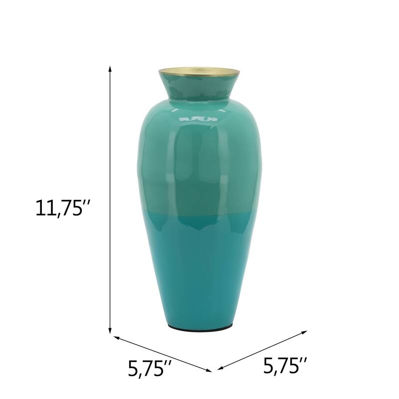 Sagebrook Home Metal Vessel Vase