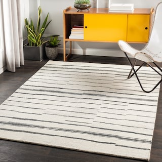 Livabliss Sierra Hand Tufted Geometric Wool Rug