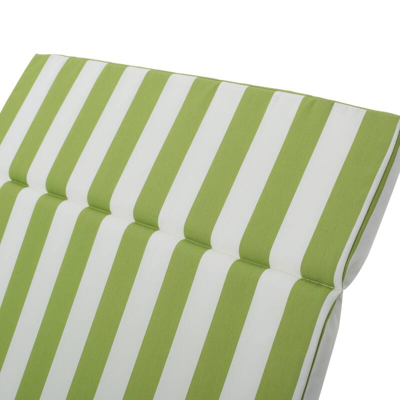 Salem Outdoor Chaise Lounge Cushion by Christopher Knight Home