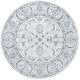 preview thumbnail 1 of 1, SAFAVIEH Brentwood Shelley Traditional Oriental Rug 10' Round - Light Grey/Blue