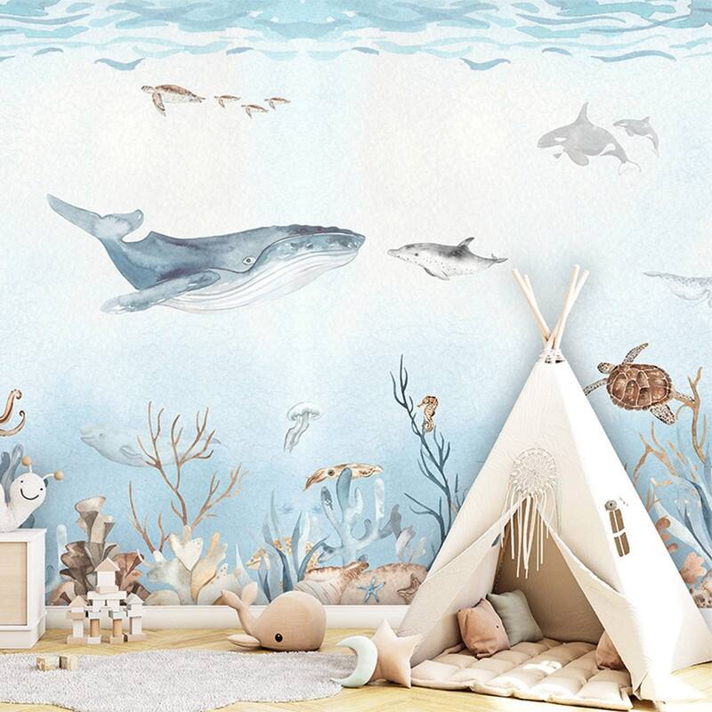 Tempaper Ocean Bliss Peel and Stick Wall Mural - 8' x 13'