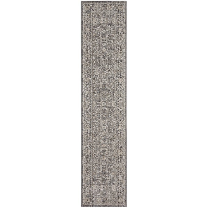 Nourison Nyle Indoor only Grey Persian Area Rug
