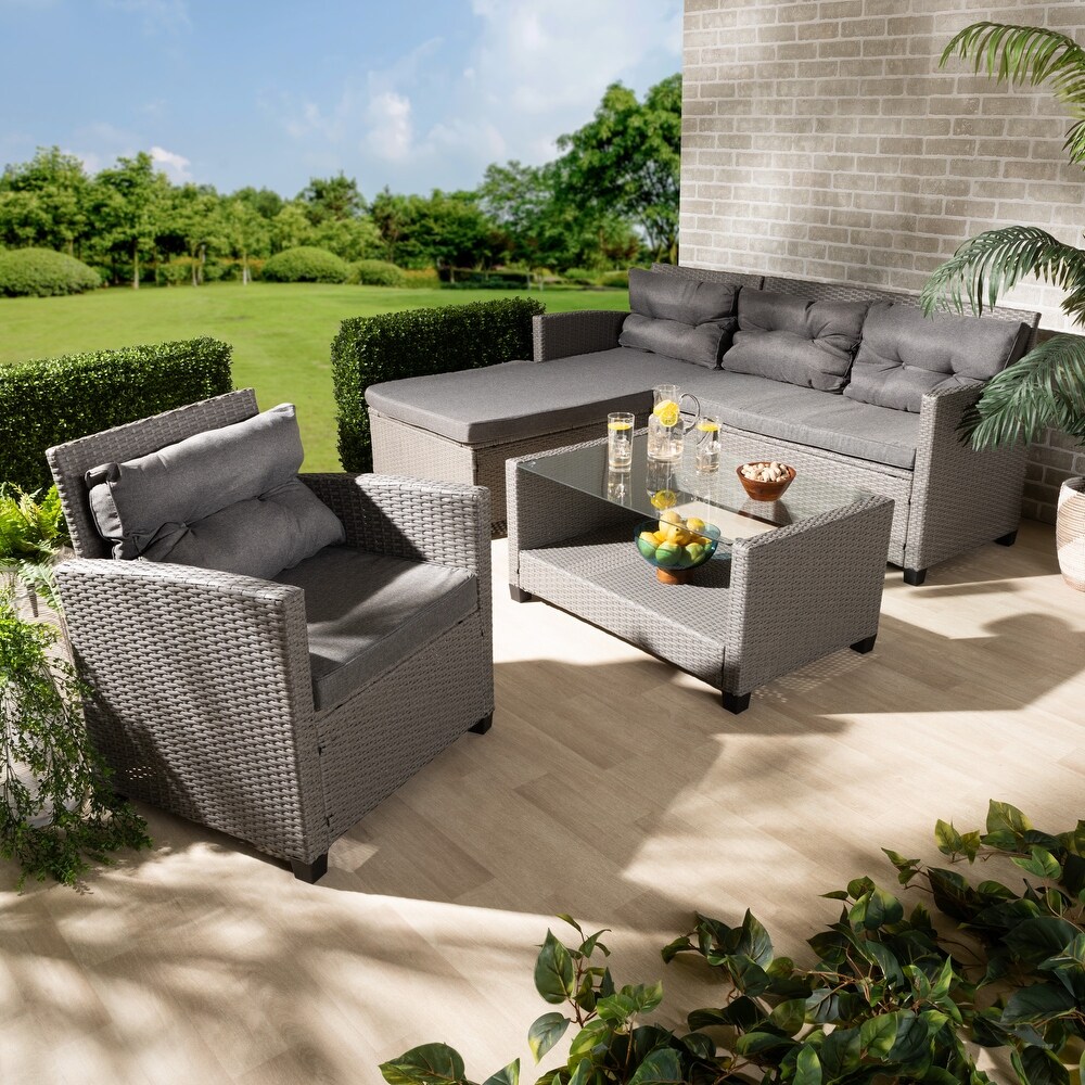 Baxton Studio Patio Furniture Sets Bed Bath Beyond