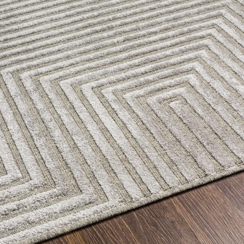 Livabliss Wimbledon Modern Medallion Rug
