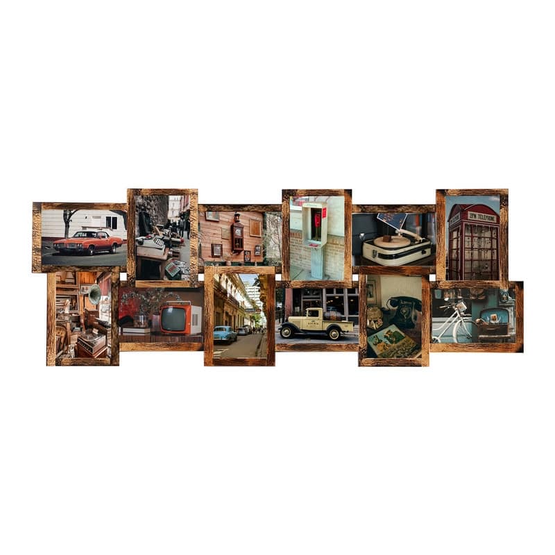 HELLO LAURA 12-Opening Gallery Collage Wall Photo Frame Family Picture Frame