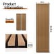 preview thumbnail 31 of 38, Art3d 24''x94.5'' Wood Slat Acoustic Wall Paneling for Interior and Ceiling Decor,Pack of 2