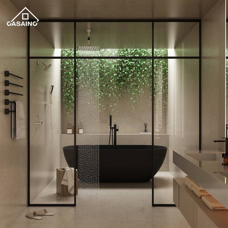 Celling 12 Inch Rainfall Shower Head 3 Function Thermostatic Shower System
