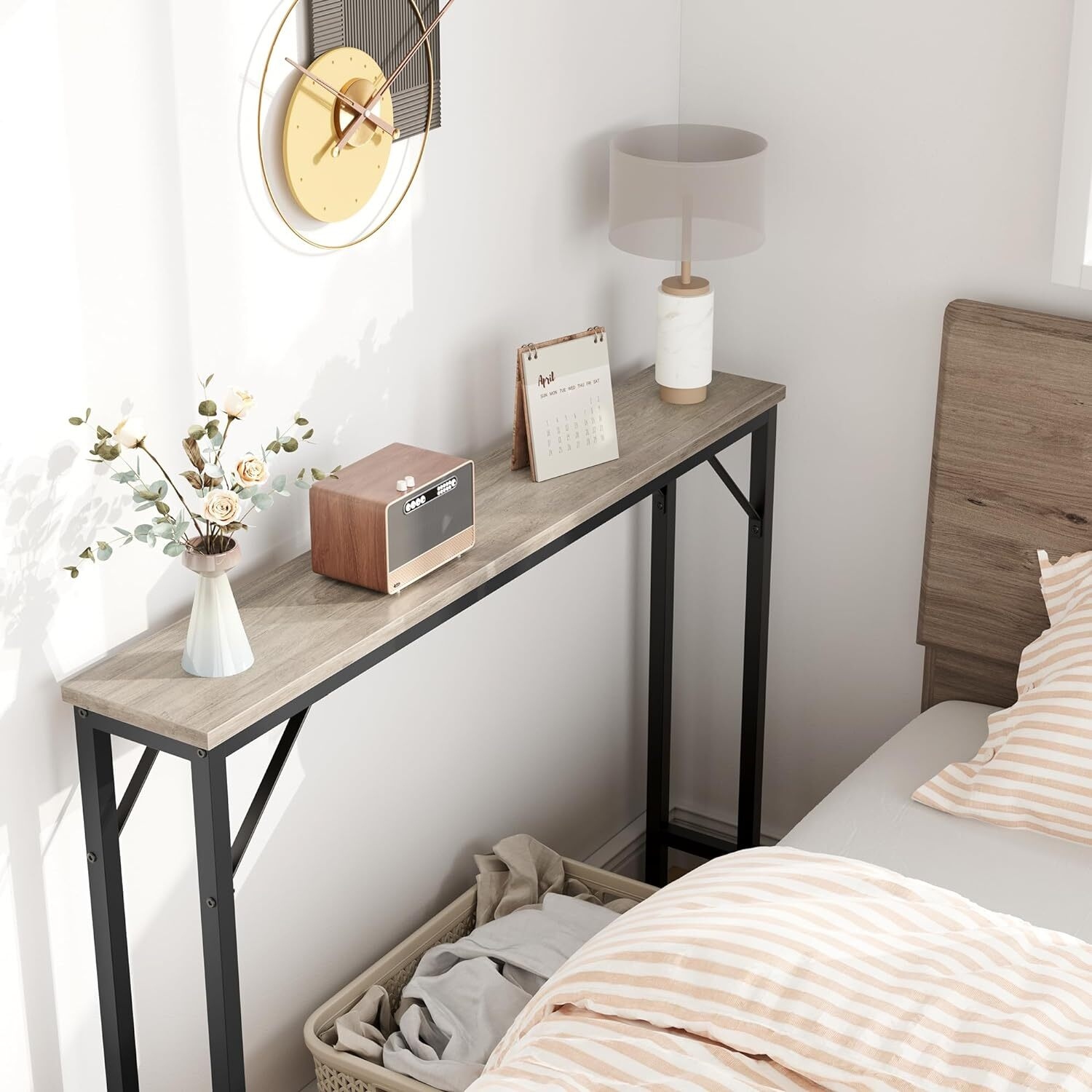 Slim 2025 sofa table