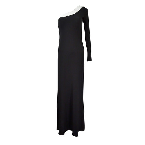 calvin klein black and white dress