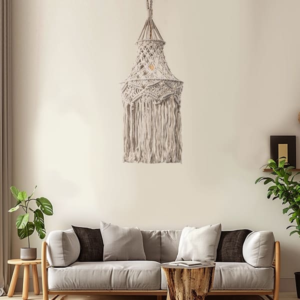 Plug-in Hanging Pendant Light - Hand-Blown Purple Hammered Glass Shade, Brass Finish, 14.7ft Cord