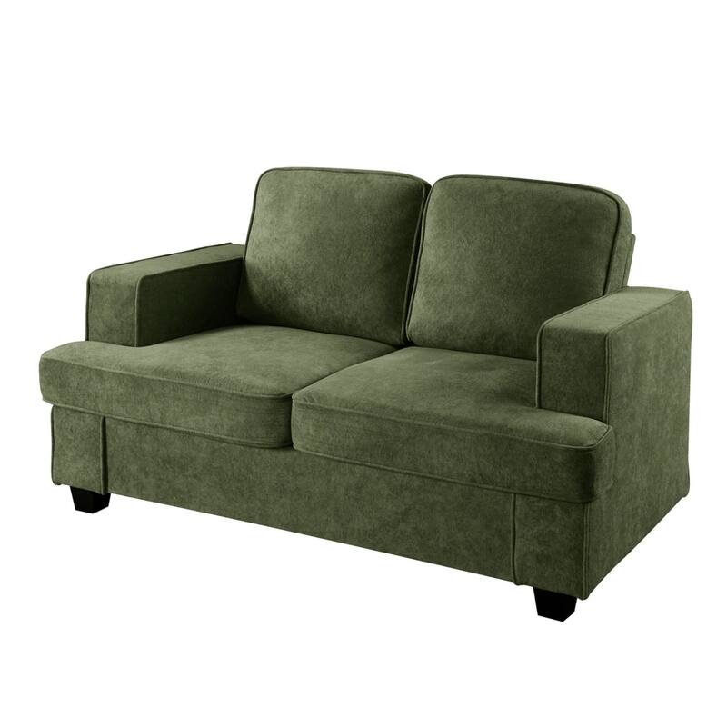 Modern Velvet Loveseat