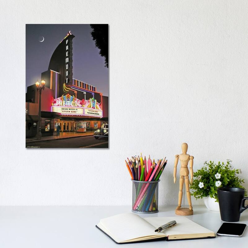 iCanvas "Fremont Twilight" by Larry Grossman Canvas Print - 12x8x0.75
